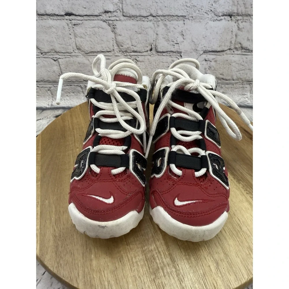 Nike Air More Uptempo  Bulls' Varsity Red/White/Black DB2874-600 Kid's‎ US 10.5C